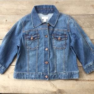 LOFT 3/4 Sleeve Jean Jacket